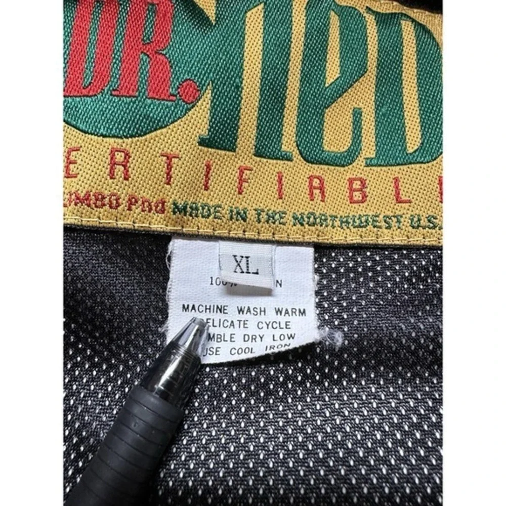 Vintage Y2K 90s Dr. Ned Limbo‎ Snowboarding Ski Jacket Coat XL Green Hooded KC